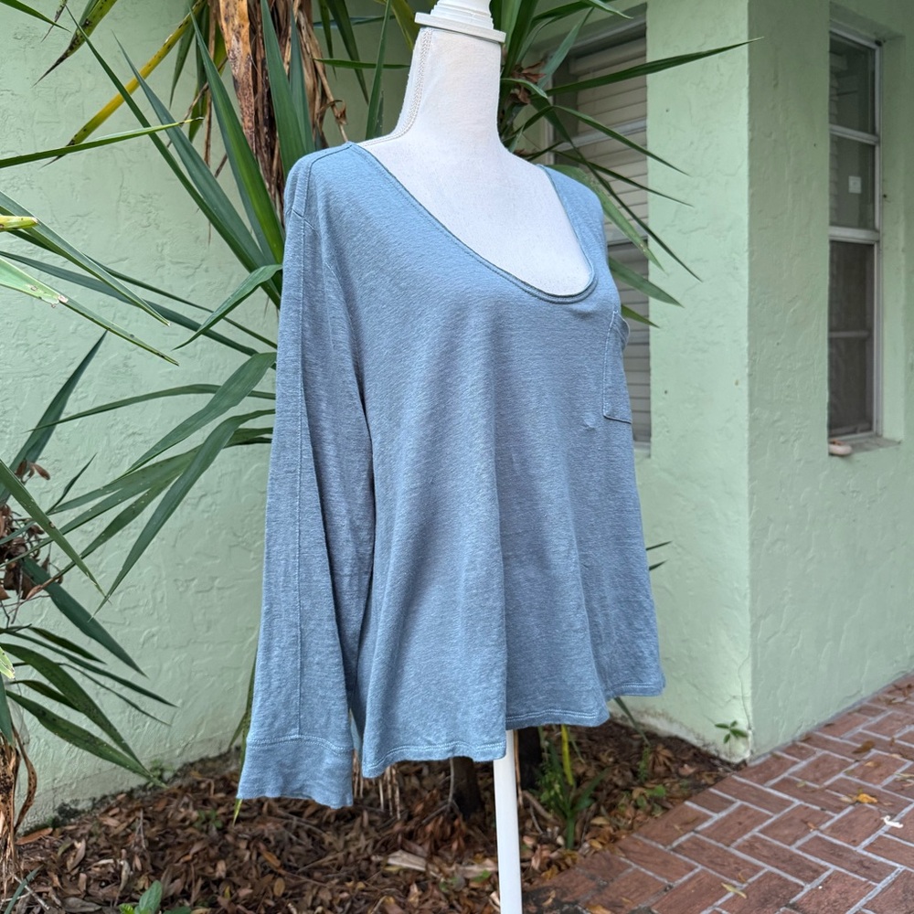 Organic Bluestone Long Sleeve Tshirt - Picture 4 of 8